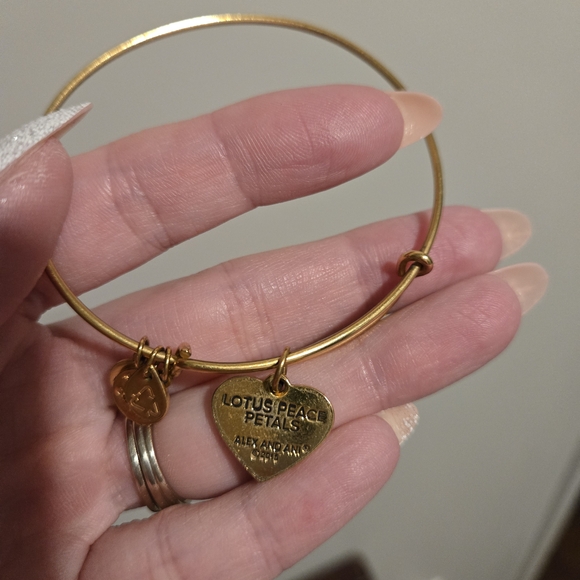 Alex & Ani Lotus Of Peace Gold - Picture 2 of 2